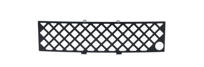 Putco 11-14 Ford F-150 – EcoBoost Bumper Grille Inserts – SS Black Diamond w/ Heater Plug Opening