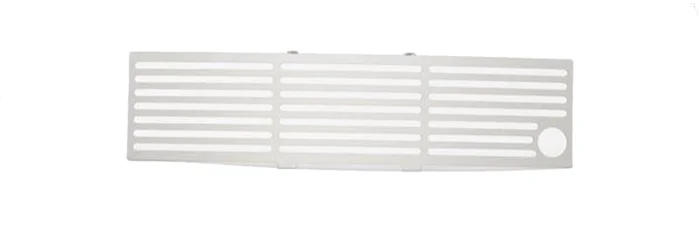 Putco 11-14 Ford F-150 EcoBoost Bumper Grille Inserts – SS – Bar Design – w/ Heater Plug Opening