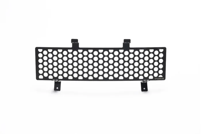 Putco 11-16 Ford SuperDuty – Stainless Steel Black Punch Design Bumper Grille Inserts