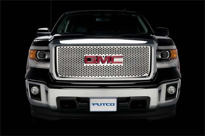 Putco 14-15 GMC Sierra LD – All Terrain Model Only Punch Stainless Steel Grilles