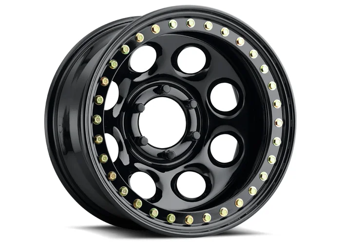 Raceline Off-Road Steel Rock 8 Beadlocks | Gloss Black