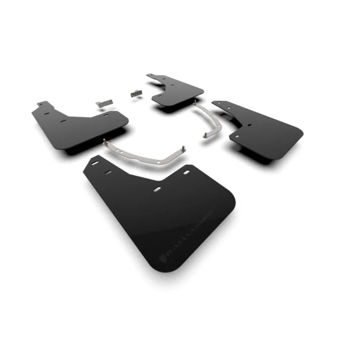 Rally Armor 2025 Hyundai Ioniq 5 PE Black UR Mud Flap – Metallic Black Logo – MF137-UR-BLK-MBK