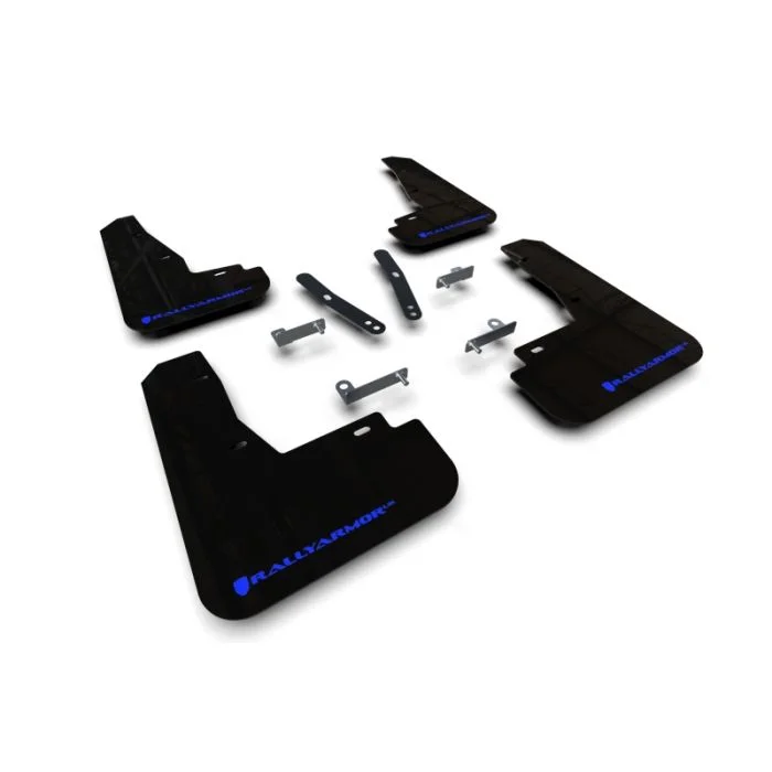 Rally Armor 22-25 Kia EV6 Black UR Mud Flap Blue Logo – MF91-UR-BLK-BL