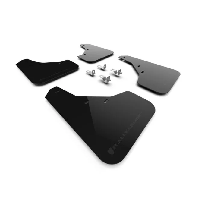 Rally Armor 23-25 Kia Sportage Black UR Mud Flap w/ Metallic Black Logo – MF81-UR-BLK-MBK