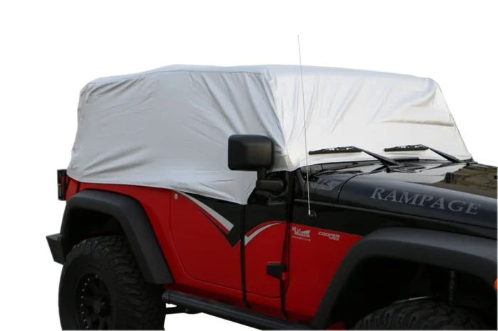 Rampage 2007-2018 Jeep Wrangler(JK) Cab Cover Multiguard – Silver