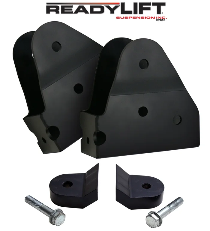 ReadyLIFT 05-16 F-250/350/450 Radius Arm Bracket Kit Lift Height 3.5 in. Incl. Two Brackets Two 1 in. Lower Coil Spring Spacers Hardware And Instructions For Use w/PN[66-2095] – 67-2550