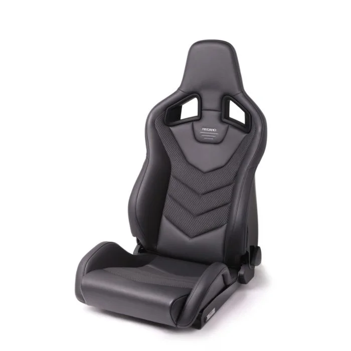 Recaro Sportster GT Passenger Seat – Black Leather/Carbon Weave