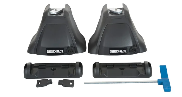 Rhino Rack 2500 Multi Fit HD Roof Rack System, Toyota Tacoma, Crew Cab – JA6162