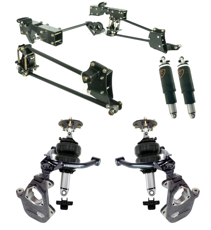Ridetech 11710297 HQ Air Suspension System for 2014-2018 GM 1500 w/ OE stamped steel or alu. arms.