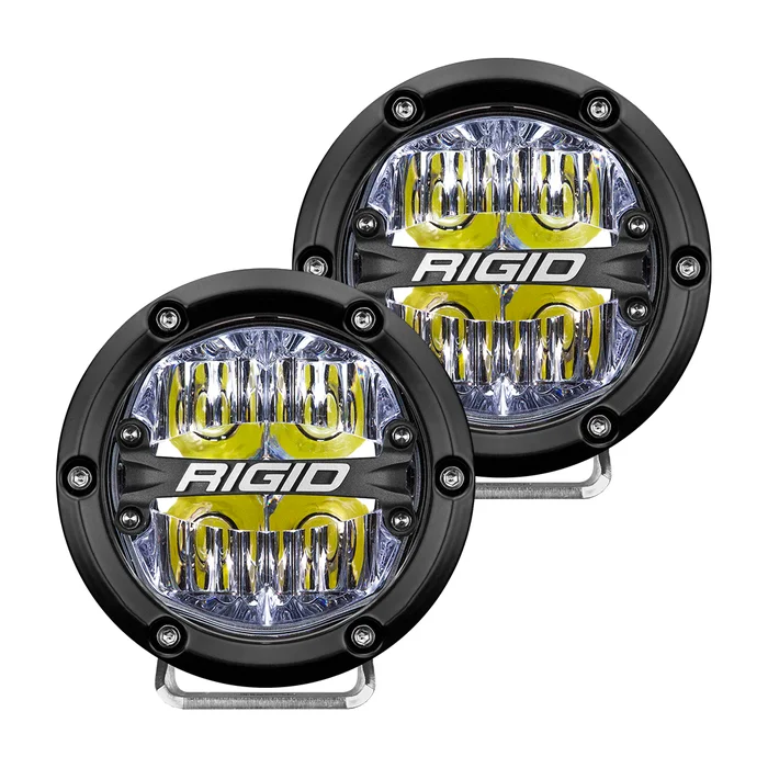 RIGID 360-Series 4 in. LED Off-Road, Drive w/ White Backlight (Pair) – 36117