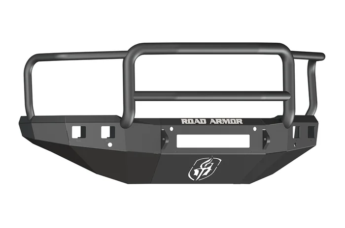 Road Armor Chevrolet Silverado 25/3500 Stealth Non-Winch Front Bumper w/Lonestar Guard, Satin Black – 315R5B-NW