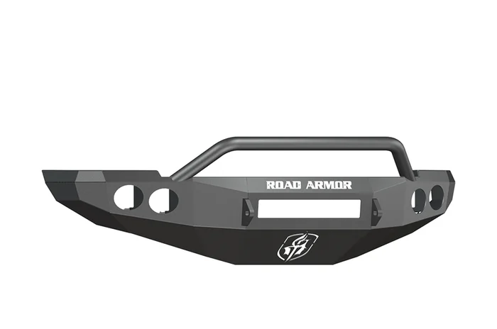 Road Armor Ram 25/35/45/5500 Stealth Non-Winch Front Bumper w/Prerunner Guard, Satin Black – 40804B-NW