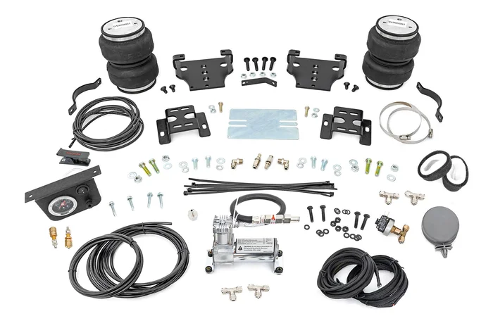Rough Country 10006C Air Spring Kit w/compressor | 0-6″ Lift | Chevy/GMC 2500HD (01-10)