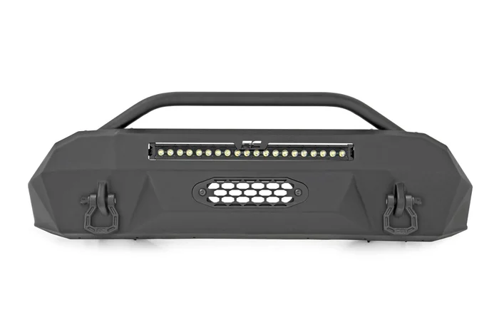 Rough Country 10724 Front Bumper | Hybrid | 20″ Blk DRL LED | Toyota Tacoma 2WD/4WD (2016-2023)
