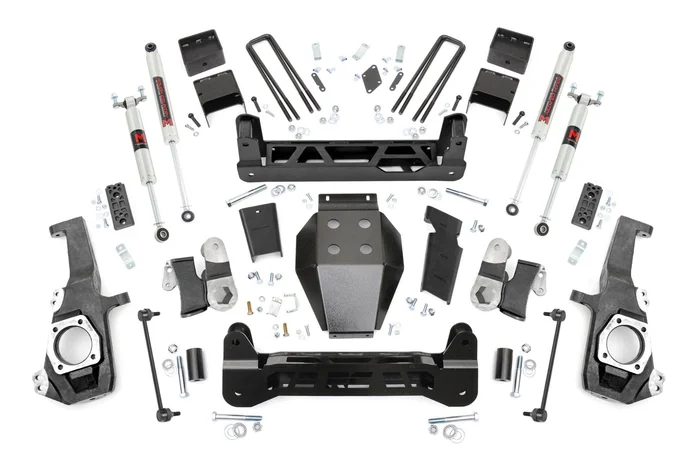 Rough Country 110840 5 Inch Lift Kit | NTD | M1 | w/ Overloads | Chevy/GMC 2500HD/3500HD (20-25)