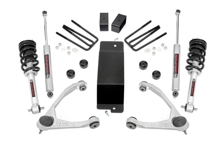 Rough Country 19432 3.5 Inch Lift Kit | Forged UCA | N3 Strut | Chevy/GMC 1500 (14-16)