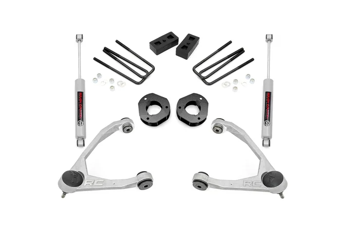 Rough Country 19831 3.5 Inch Lift Kit | Forged UCA | Cast Steel | Chevy/GMC 1500 (07-16)
