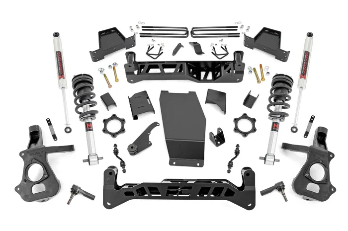 Rough Country 22840 7 Inch Lift Kit | Cast Steel | M1 Struts/M1 | Chevy/GMC 1500 (14-18 & Classic)
