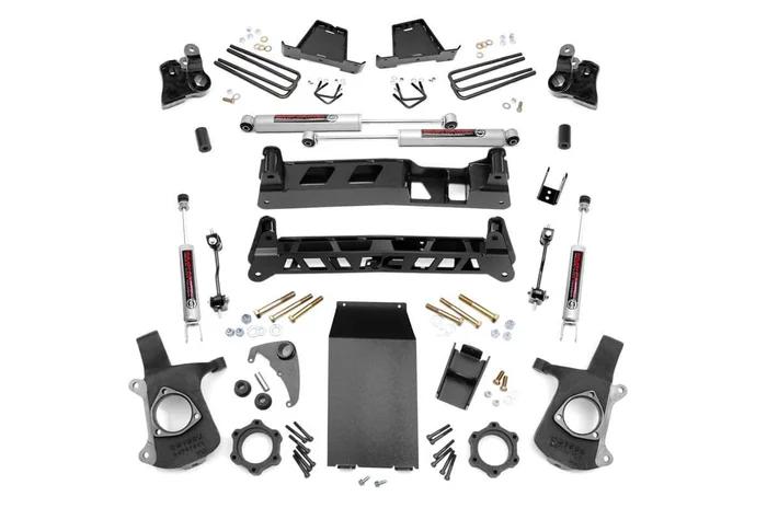 Rough Country 27220A 6 Inch Lift Kit | Chevy Silverado & GMC Sierra 1500 4WD (1999-2006 & Classic)