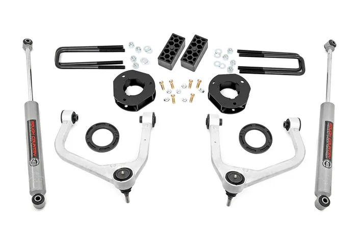 Rough Country 29531A 3.5 Inch Lift Kit | Chevy Silverado 1500 2WD/4WD (2019-2024 & Classic)