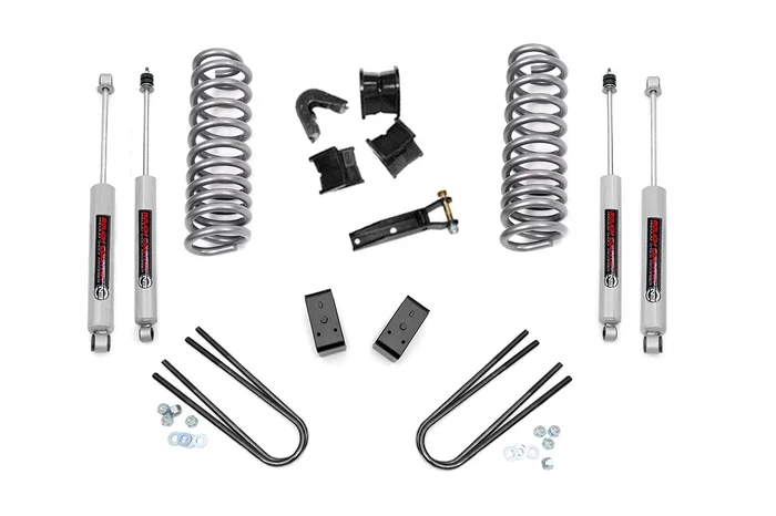 Rough Country 450.20 4 Inch Lift Kit | Rear Blocks | Ford Bronco 4WD (1978-1979)