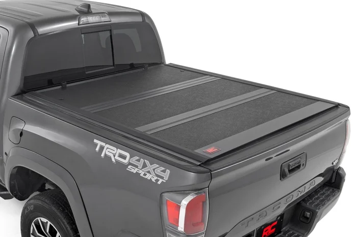 Rough Country 47420600B Hard Low Profile Bed Cover | 6′ Bed | Toyota Tacoma 2WD/4WD (2016-2023)