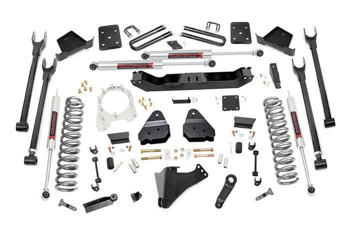Rough Country 50740 6 Inch Lift Kit | Diesel | 4-Link | M1 | Ford F-250/F-350 Super Duty (17-22)