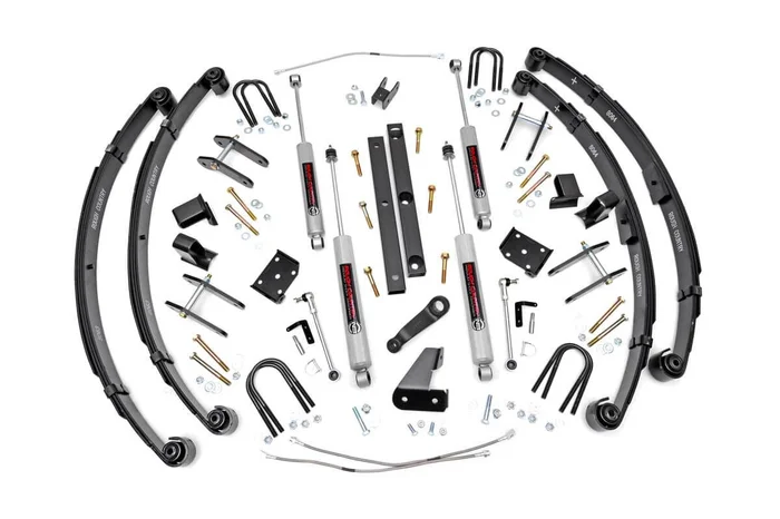 Rough Country 617.20 4.5 Inch Lift Kit | X-Series | Power Steer | Jeep Wrangler YJ 4WD (1987-1995)