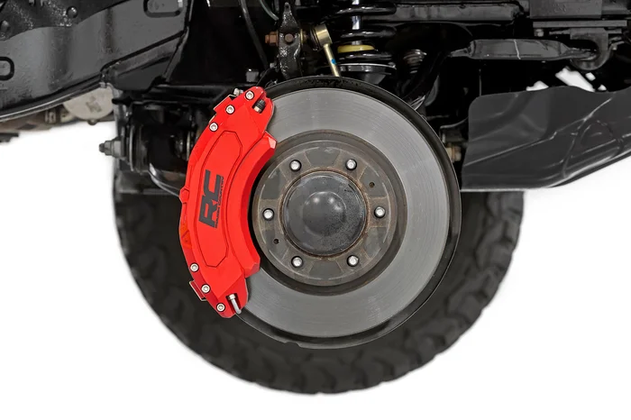 Rough Country 71148A Caliper Covers | Front and Rear | Red | Ram 1500 2WD/4WD (2019-2025)