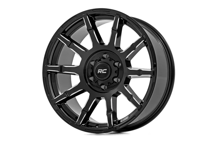 Rough Country 83170913 Rough Country 83 Series Wheel | One-Piece | Gloss Black | 17×9 | 5×4.5 | +0mm