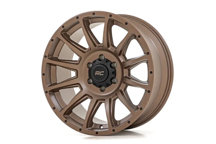 Rough Country 90201813 Rough Country 90 Series Wheel | One-Piece | Bronze | 20×10 | 5×5 | -19mm