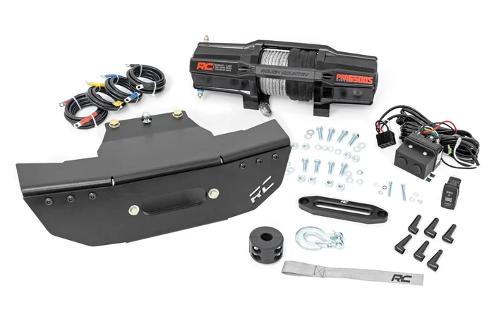 Rough Country 93157 Winch Mount | RS4500S | Polaris RZR Turbo S4