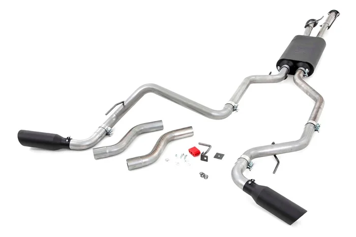 Rough Country 96012 Performance Cat-Back Exhaust | Stainless | 4.6L/5.7L | Toyota Tundra (09-21)