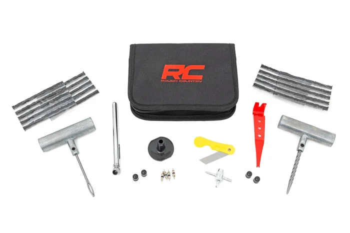 Rough Country 99060 Emergency Tire Repair Kit w/Carrying Case | 39pcs