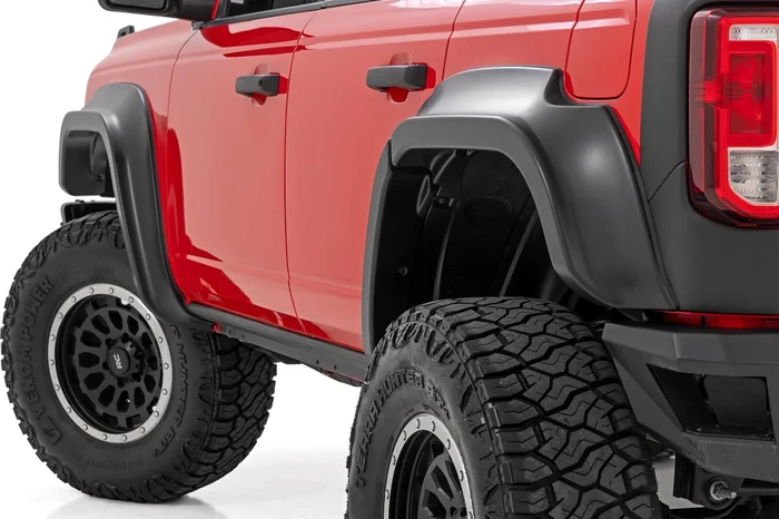 Rough Country O-F12124-HX Fender Flares | HX Antimatter Blue | Ford Bronco 4WD (2021-2025)