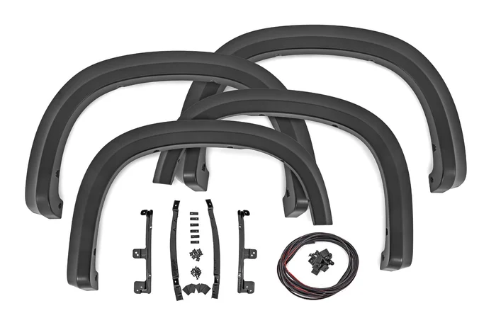 Rough Country S-C12210-G48 Fender Flares | Sport | G48 Redwood | Chevy Silverado 1500 2WD/4WD (2019-2025 & Classic)