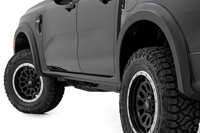 Rough Country S-F12401-G1 Fender Flares | Sport | G1 Absolute Black | Ford Ranger 2WD/4WD (2024-2025)