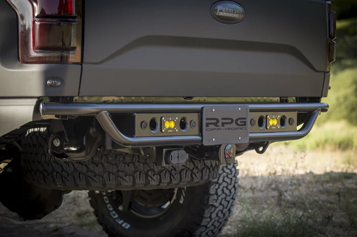 RPG Rear Motion Bumper w/ Integrated Trailer Hitch: F-150/Raptor