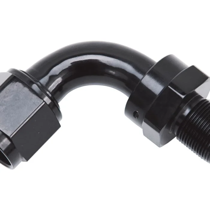 Russell Performance -10 AN 90 Degree Hose End Without Socket – Black – 615183