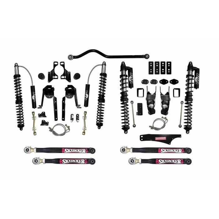 SkyJacker 07-18 Wrangler JK Short Arm 3.5-4.5in. Lift Kit w/LeDuc Shocks – JK40SLSK-SX