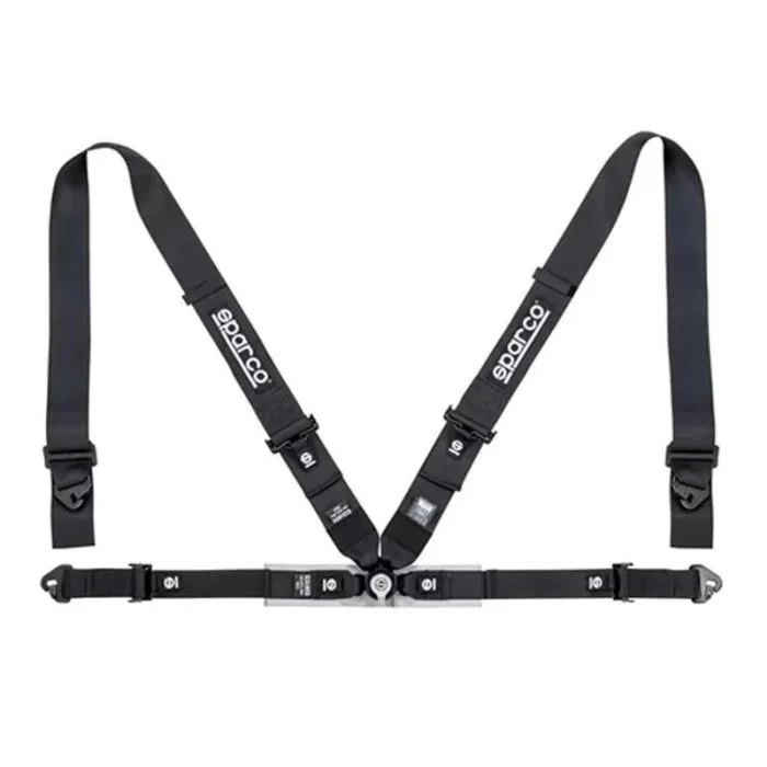 Sparco Belt 4Pt 3in/2in Competition Harness – Black – 04716M1NR