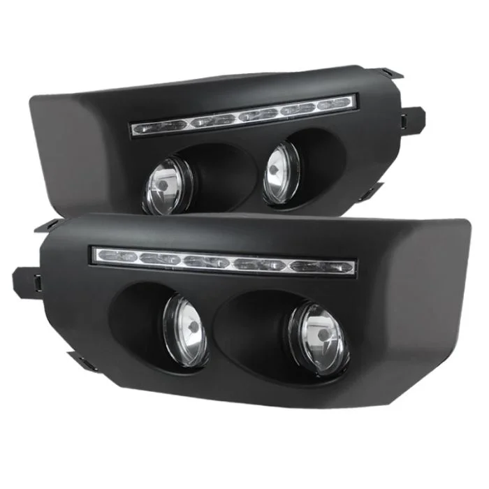 Spyder Toyota FJ Cruiser 07-14 Fog Lights With LED Daytime Running Lights w/swch Blk FL-DRL-TFJ07-BK – 5075161