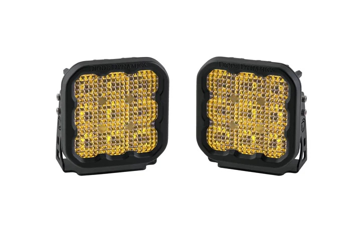 SS5 LED Pod Sport Yellow Flood Pair Diode Dynamics – DD6773P