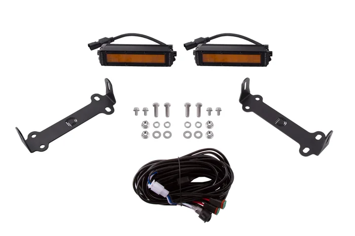 Stage Series SAE/DOT LED Lightbar Kit for 14-21 Toyota 4Runner Amber SAE/DOT Wide Diode Dynamics