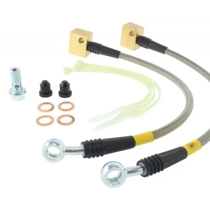 StopTech 06-09 Chevy Trailblazer Stainless Steel Rear Brake Lines – 950.62508