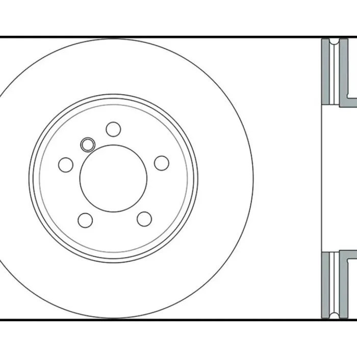StopTech Sport 14-15 BMW 435i Front Left Slotted Brake Rotor – 126.34144SL