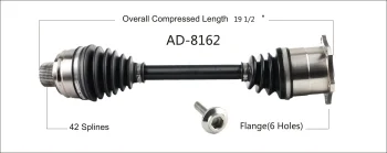 Surtrak® AD-8162 CV Axle Shaft