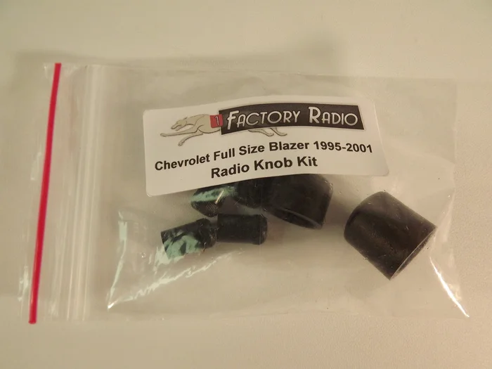 SUV Radio Knob Kit 1995 1996 1997 1998 1999 2000 2001 Chevrolet Full Size Blazer