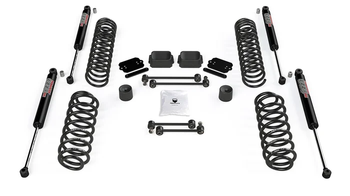 TeraFlex Jeep JL Coil Spring Base 2.5 in. Lift Kit & 9550 VSS Twin Tube Shocks – 1354250