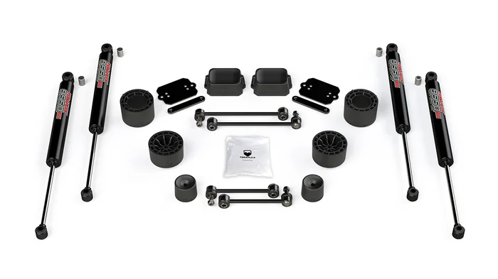 TeraFlex Jeep JLU 2.5 in. Performance Spacer Lift Kit w/ 9550 VSS Shocks – 1365260
